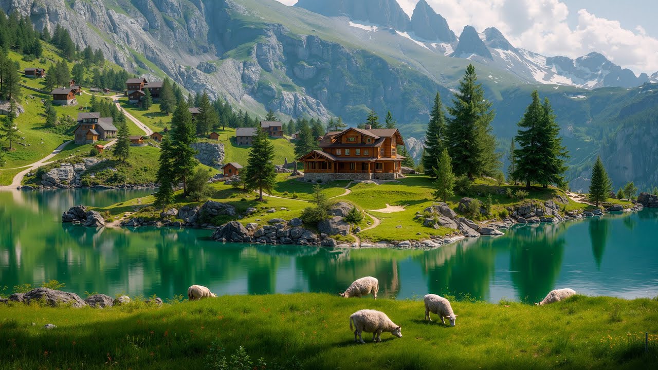 Healing Morning for Inner Peace☀️ Calm Nature Sounds for Stress Release & Deep Sleep, Relaxing flute