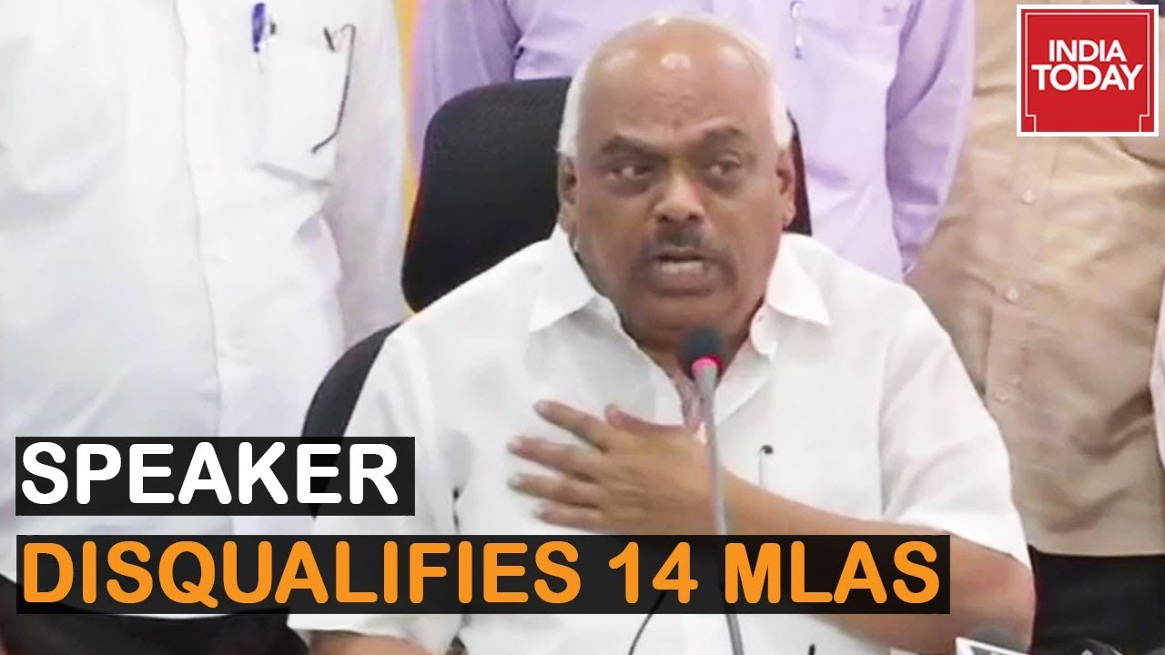 Karnataka Speaker Disqualifies 14 MLAs Ahead Of Floor Test, 11 Cong & 3 JDS