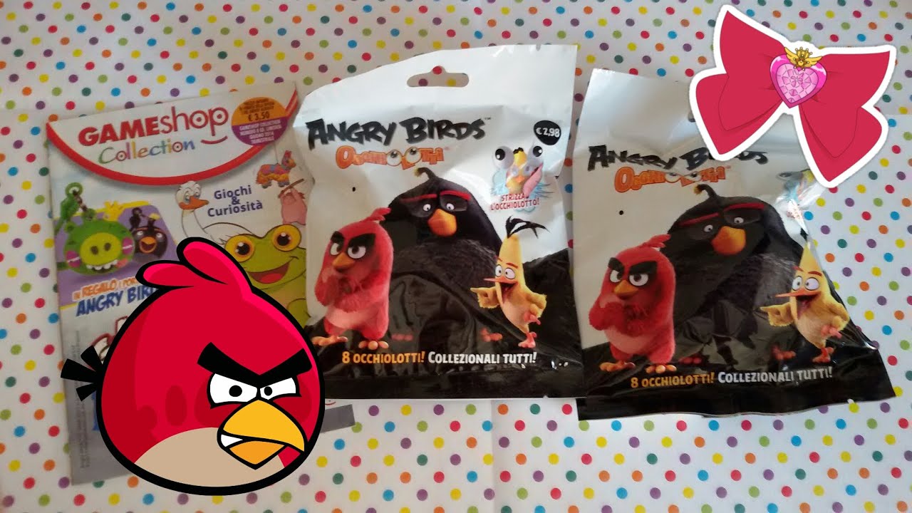 Nuove Blind bags!!! Angry Birds Occhiolotti!! Game Shop Collection