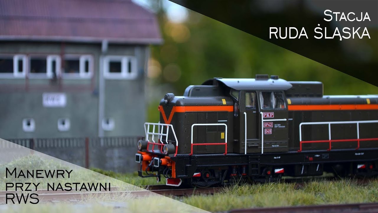 Stacja Ruda Śląska - manewry w okręgu nastawni RWS