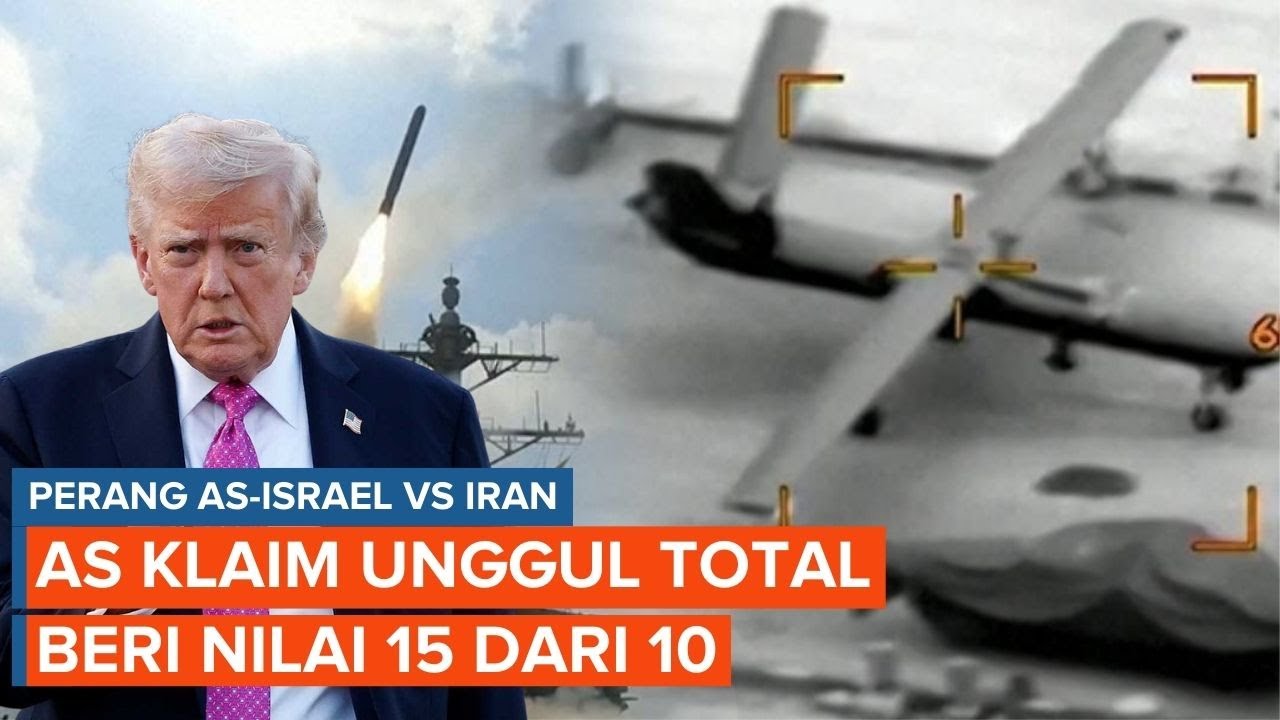 Trump Beri Nilai 15 dari 10 untuk Perang Iran, Klaim AS Unggul Total