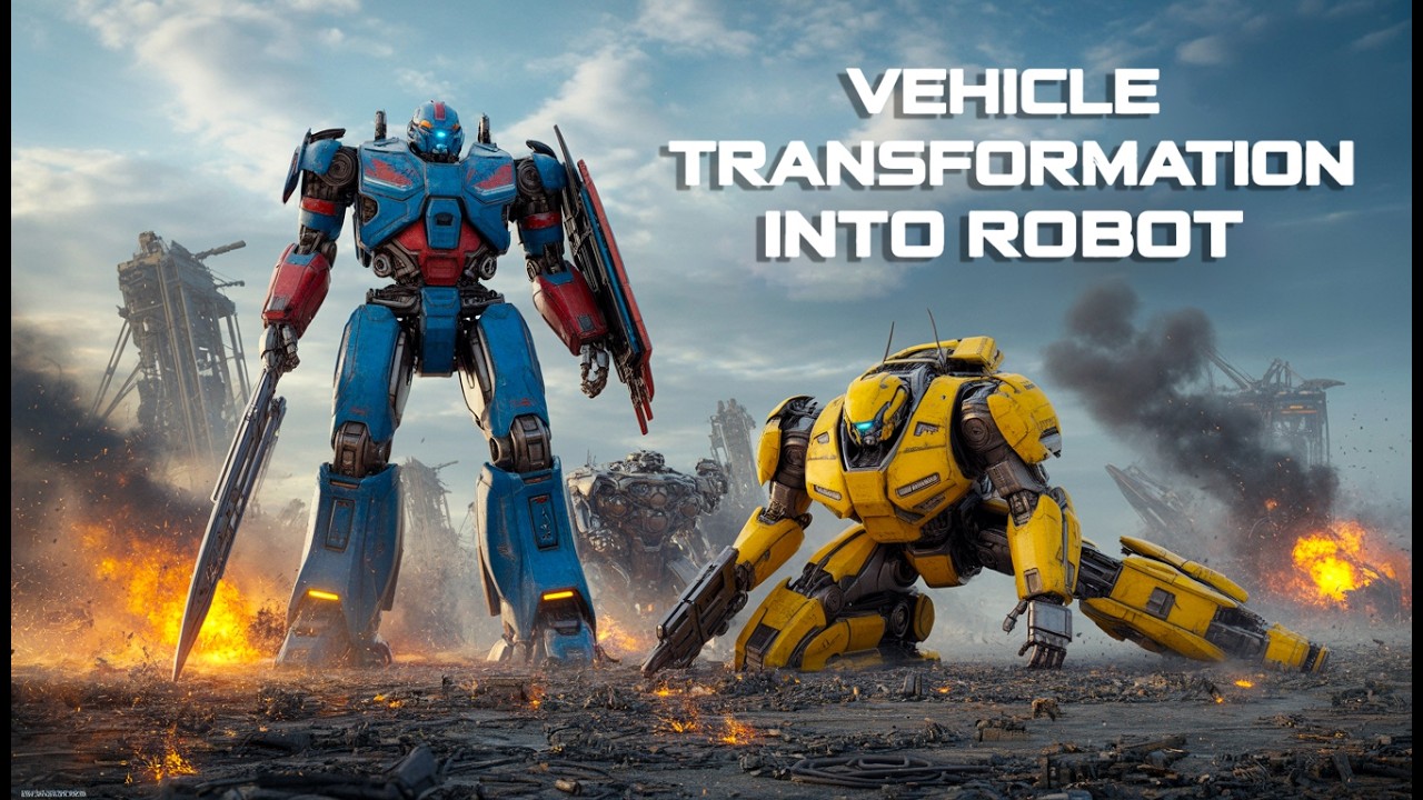 Vehicle Transformation into a Robot | Epic Transformation Cinematic Video