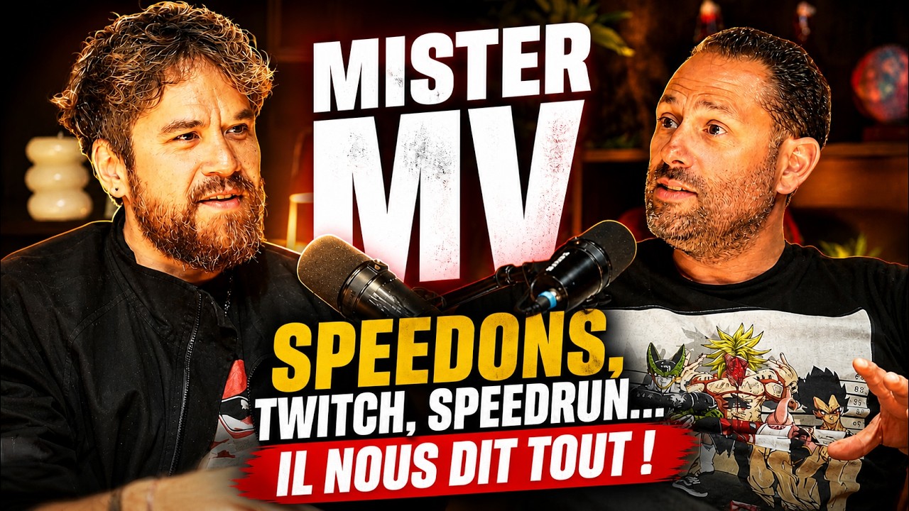 MisterMV raconte tout : SpeeDons, Twitch et les secrets du speedrun | Podcast gaming