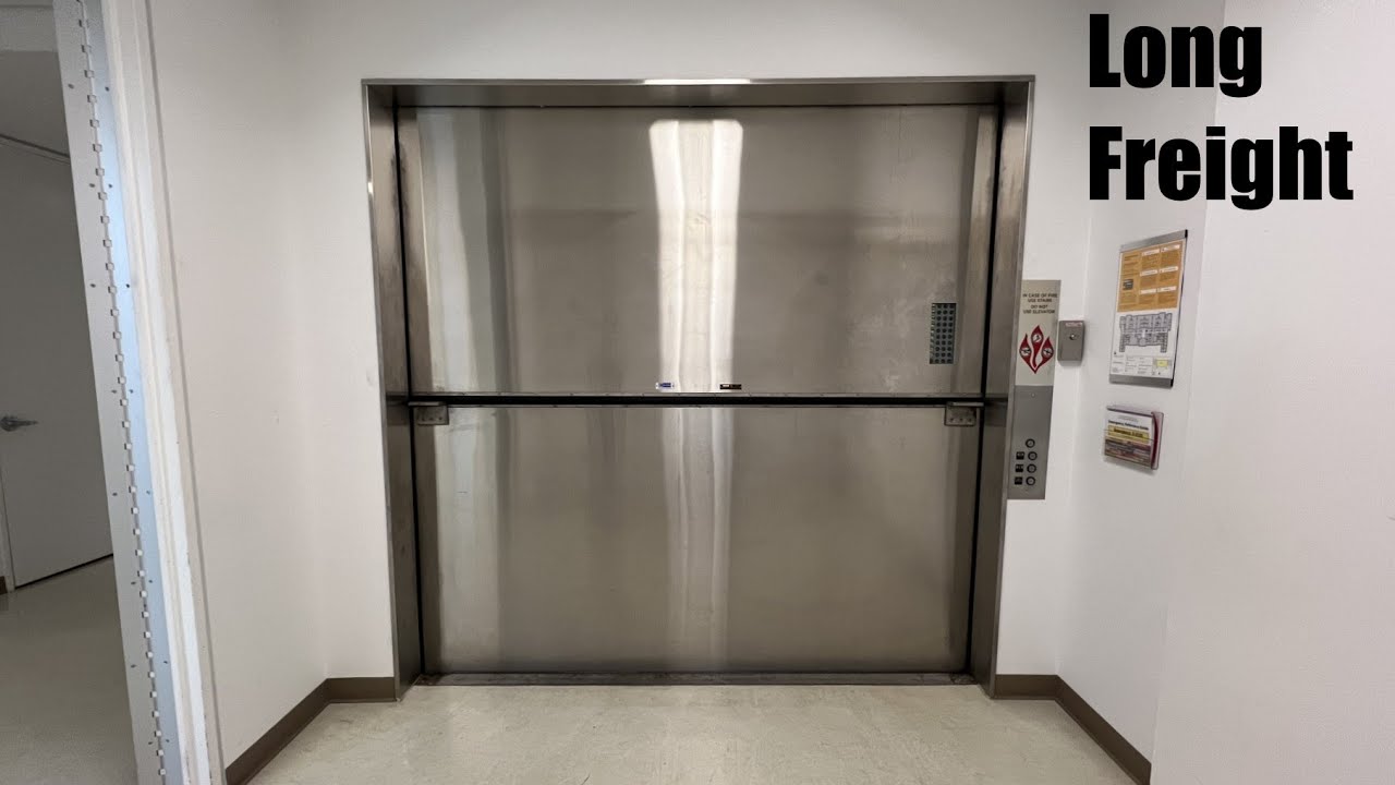 EPIC MOTOR! 2009 Long Freight Hydraulic Elevator @ Brauer Hall - WU - St. Louis, MO