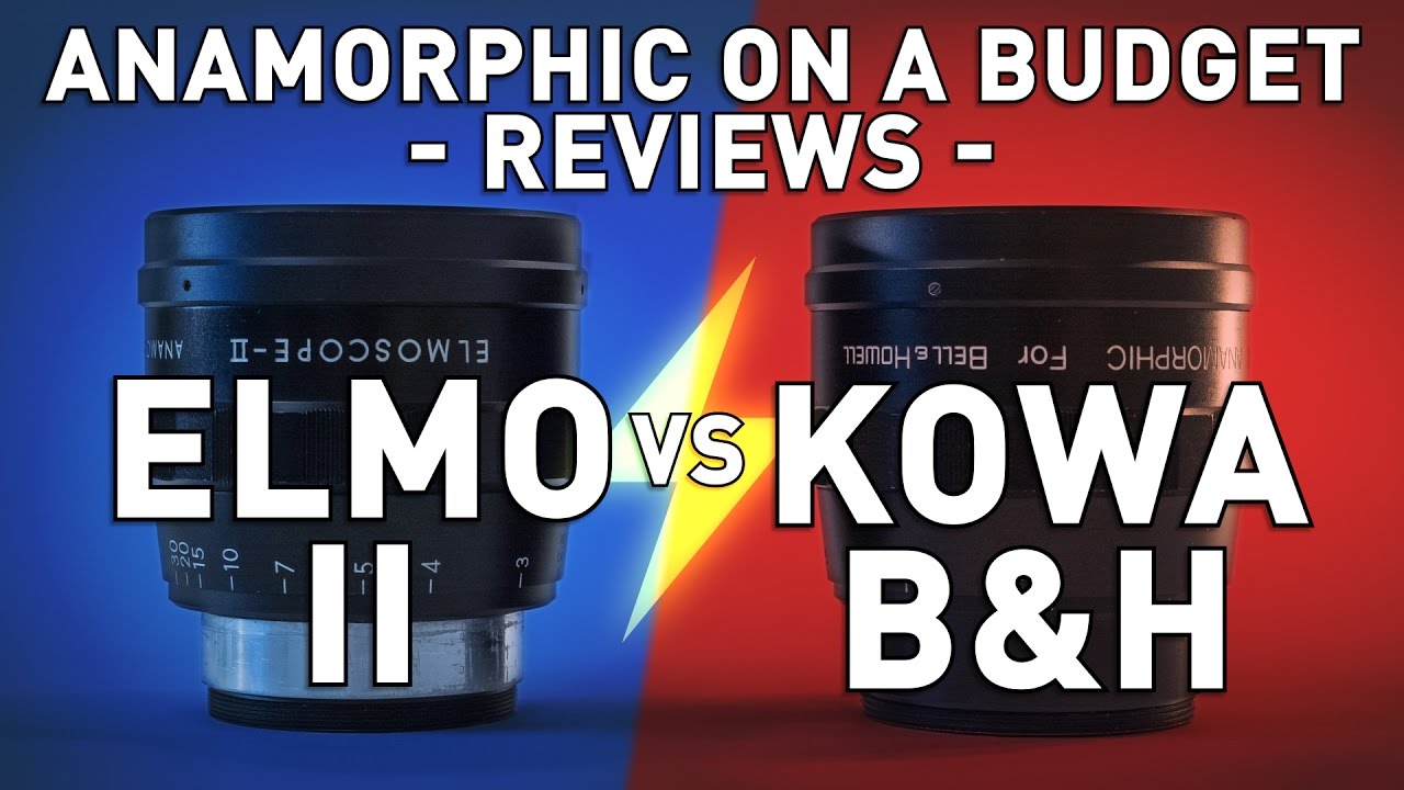Elmoscope II vs Kowa B&H - Anamorphic Lens Shootout!