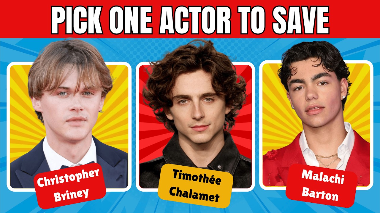 Choose One Actor to Save 👀🔥