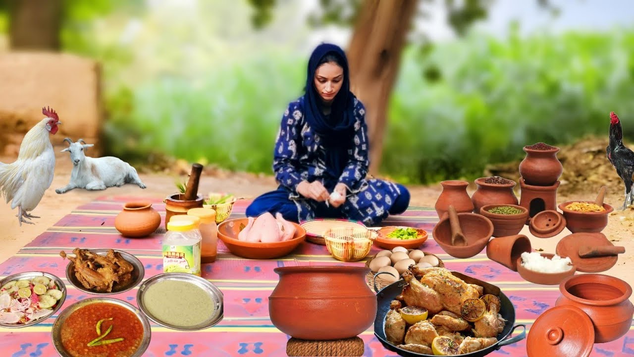 Traditional Woman Village Life Punjab in Winter | Village Food | Old Culture || 