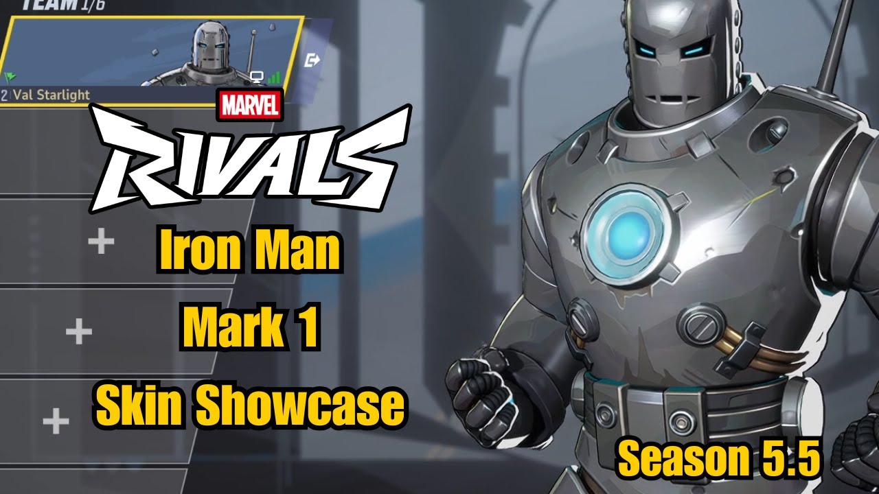 Iron Man | Mark 1 Skin Showcase | Marvel Rivals Gameplay Season 5.5
