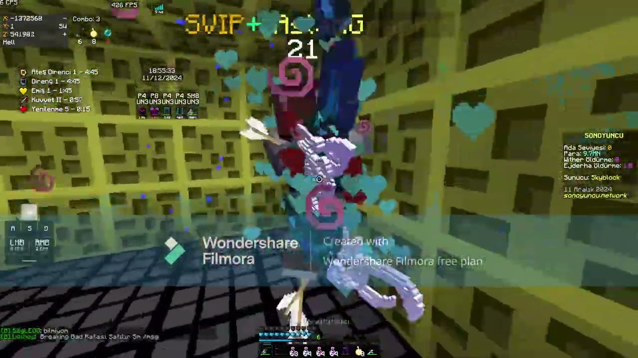 SonOyuncu SkyBlock Nether PvP Part 41 - Minecraft  @PvpSevenlerdernegi