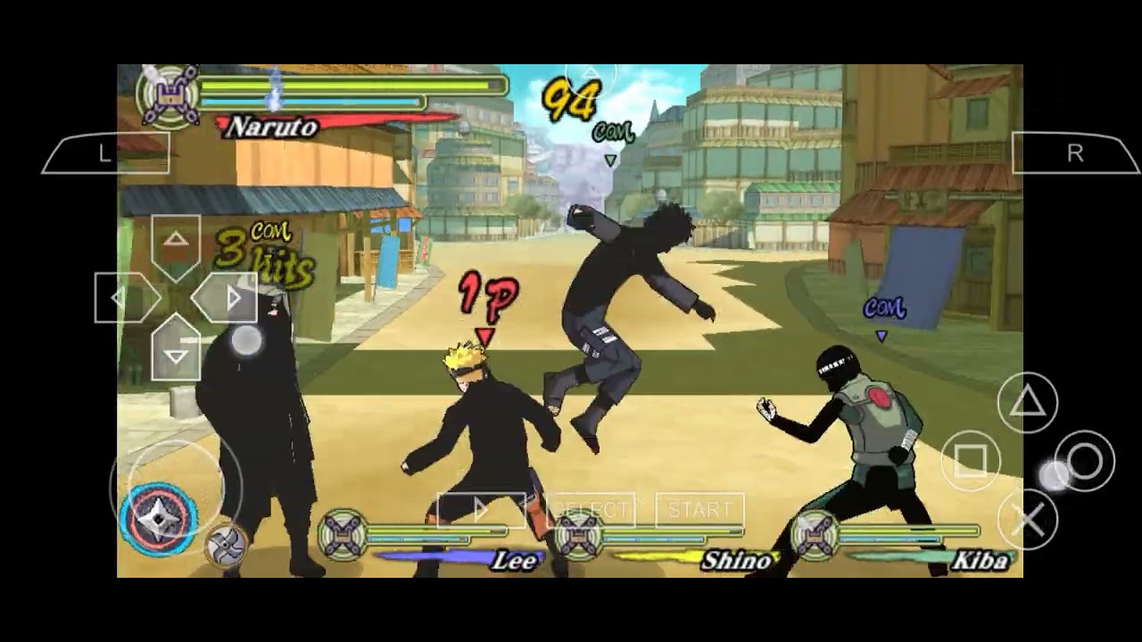 Naruto ultimate ninja heroes 3 maaf kalau hitam nya
