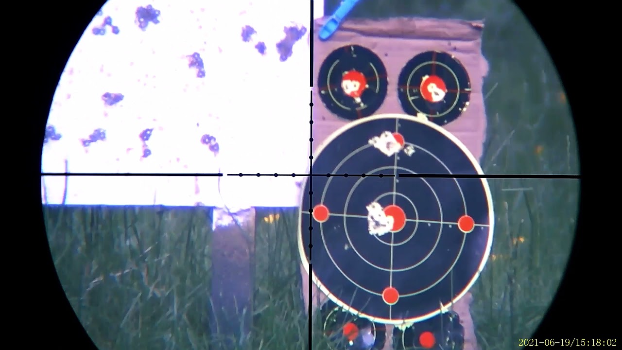 Snowpeak Artemis P35 PCP Air Rifle 30 Yard Grouping Video Scope Cam