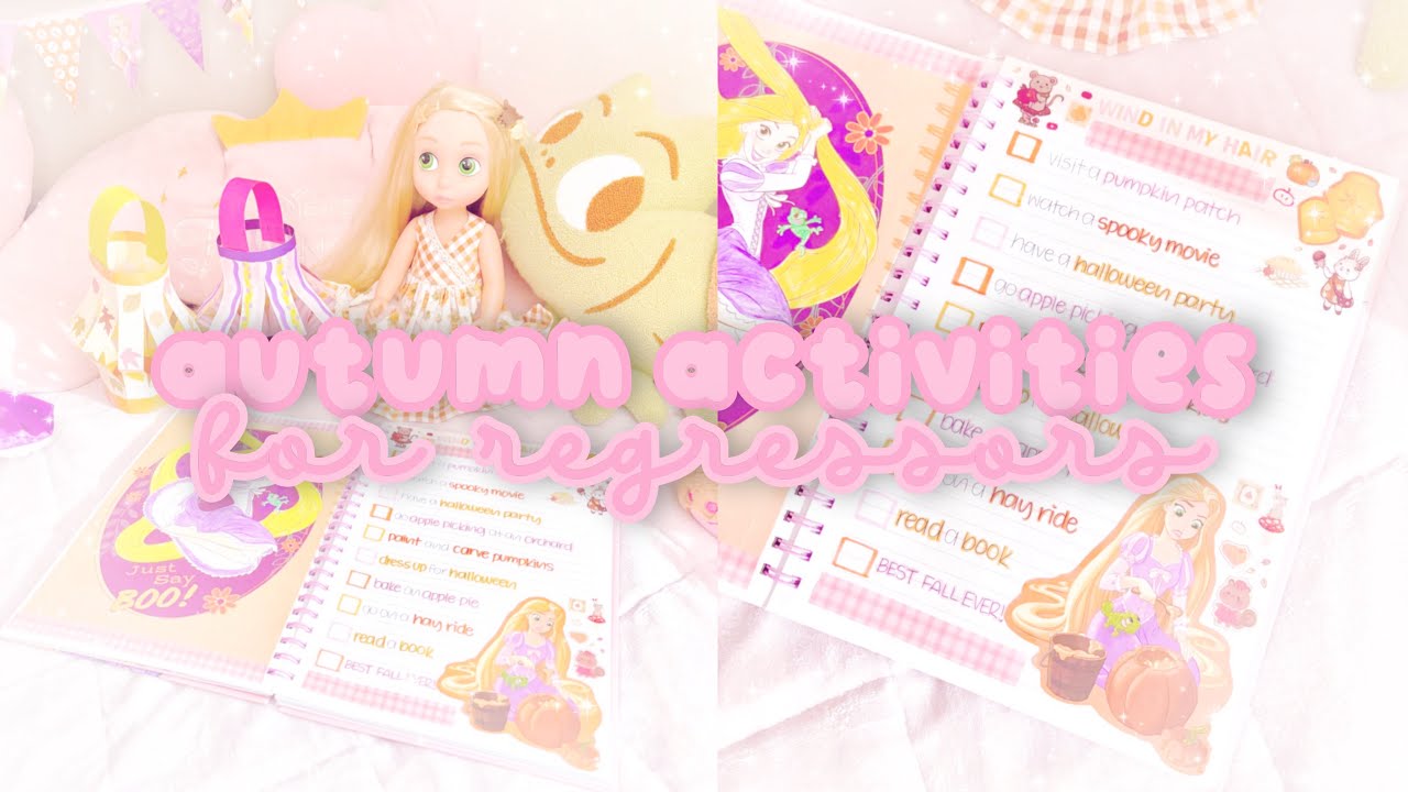 fall activities for age regression ♡ sfw agere ♡ arts + crafts