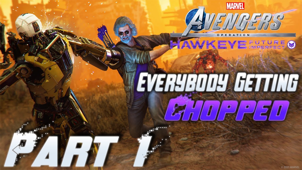 MARVELS AVENGERS HAWKEYE - FUTURE IMPERFECT DLC PS5 4K Gameplay Walkthrough Part 1 | Old Man Hawkeye