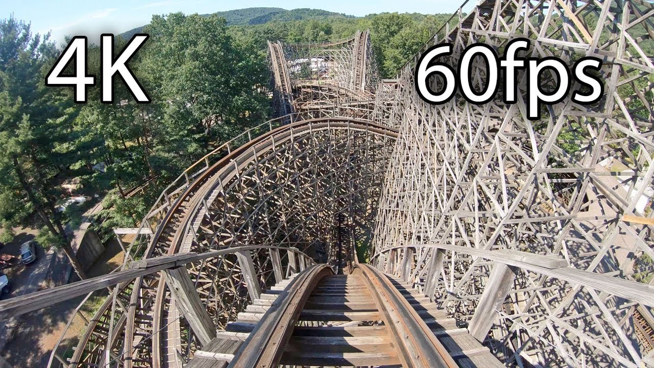 Twister front seat on-ride 4K POV @60fps Knoebels Amusement Park