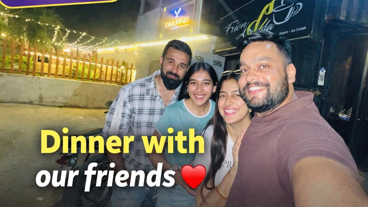 A Fun Dinner Night with Friends ❤️ | Food, Laughs & Memories | Daily Vlog