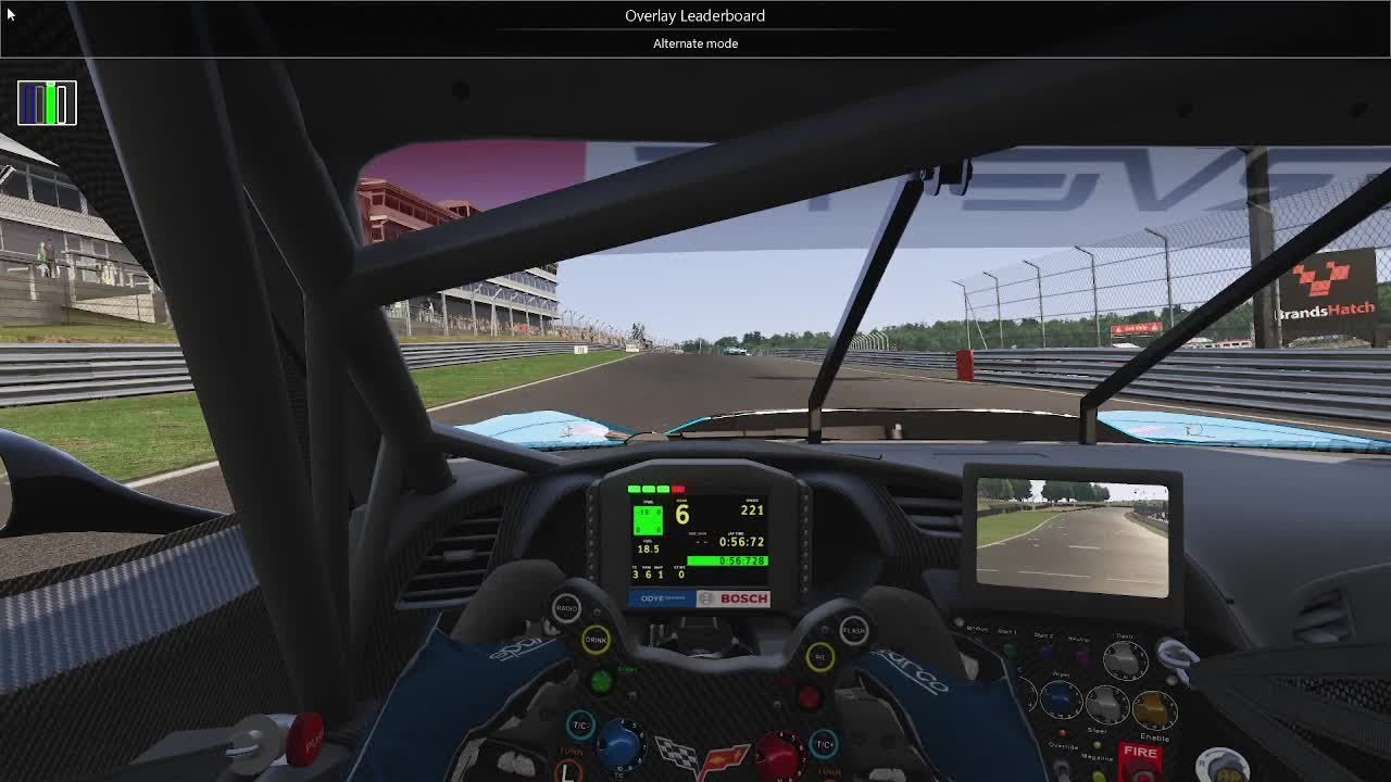 Assetto Corsa Brands Hatch - Indy Chevrolet Corvette C7R (Dry) Track Guide (Hotlap + Telemetry)