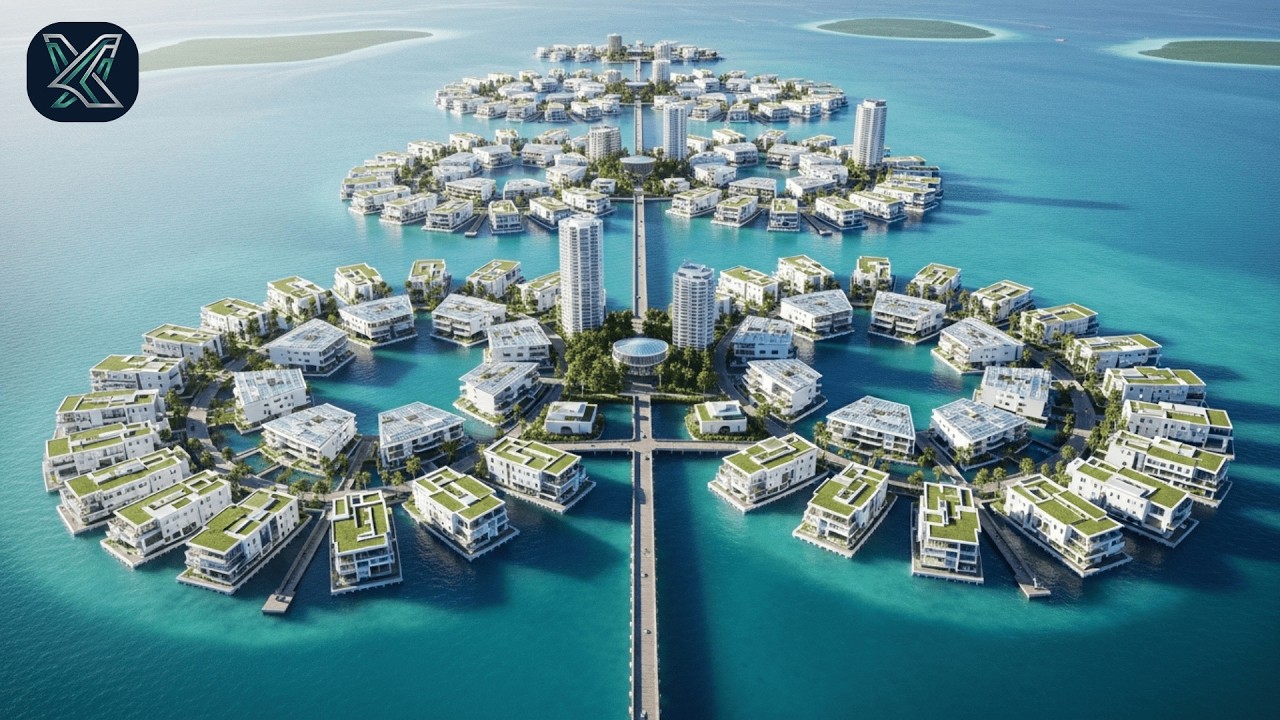 The Floating City Being Built in Maldives (Full Construction Explained)