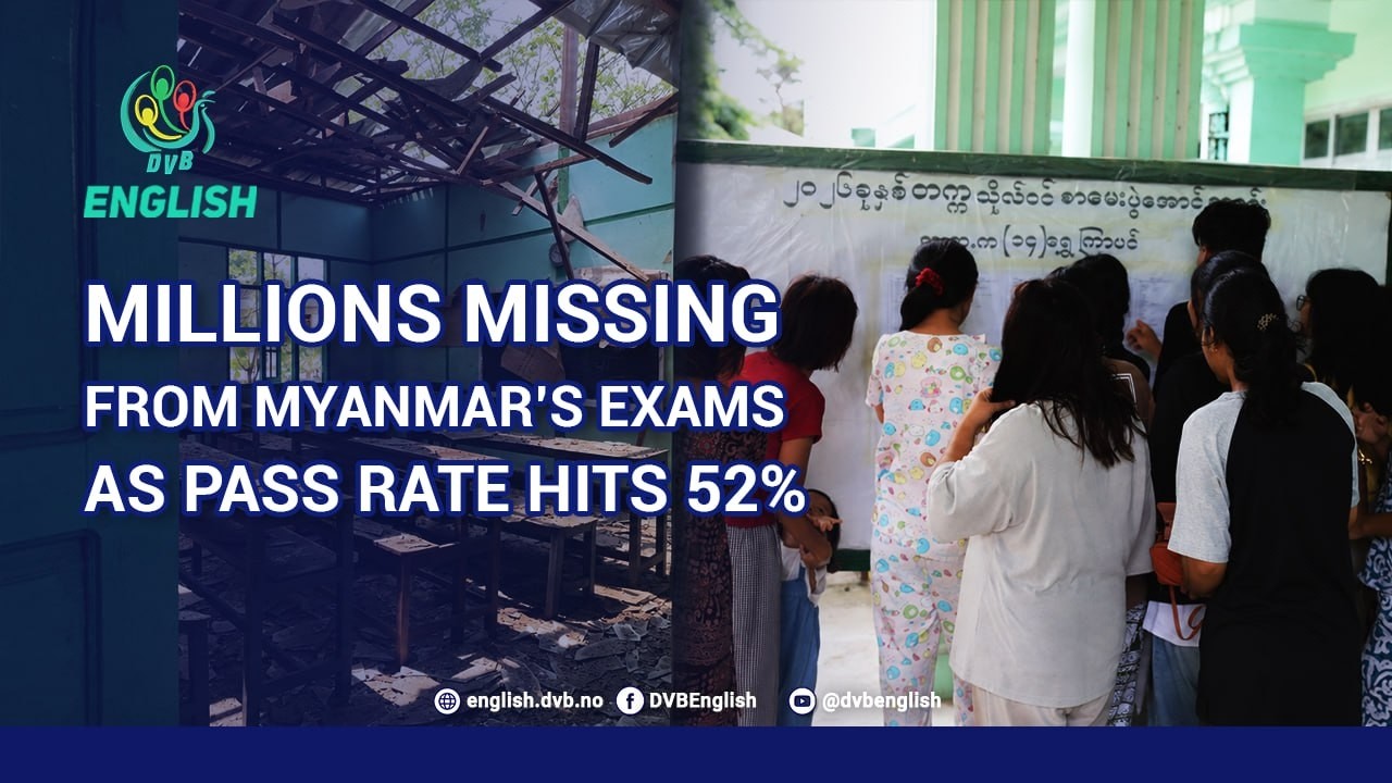 Millions Missing from Myanmar&rsquo;s Exams as Pass Rate Hits 52%