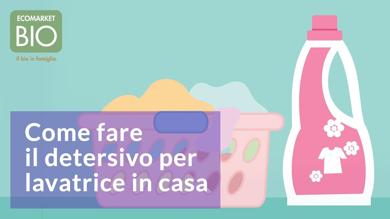 Come fare il detersivo per la lavatrice in casa  - EcomarketBio