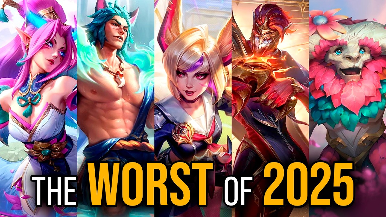 Top 10 WORST Skins of 2025 | TBSkyen #leagueoflegends