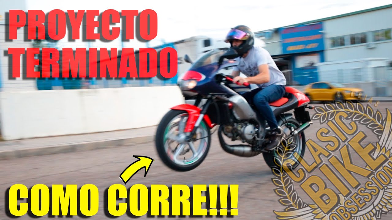 LA HEMOS TERMINADO! Como CORRE esta Aprilia rs 125!!!