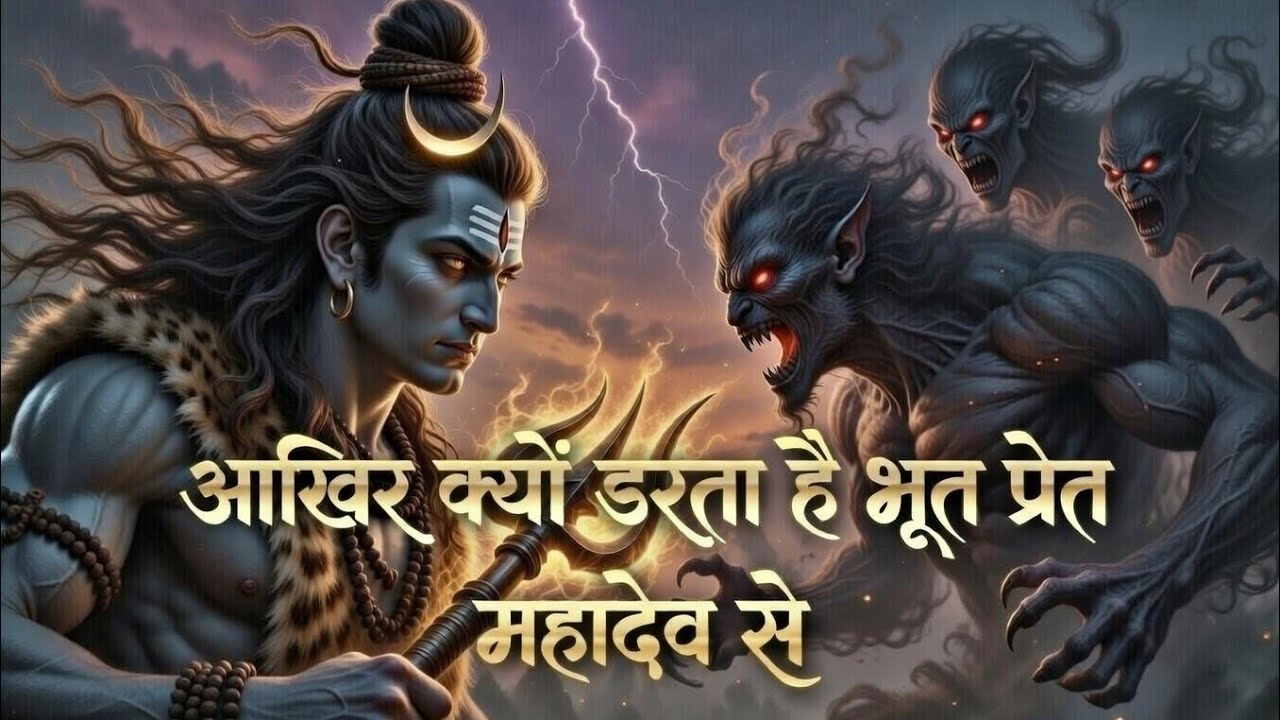 आखिर क्यों डरता है महादेव से भुत प्रेत 😱😱😱.