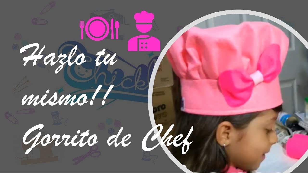 Como hacer gorrito de chef (DIY)