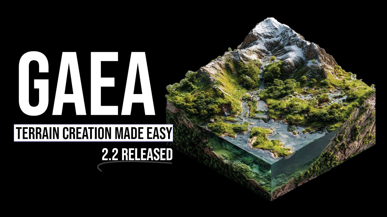 Gaea 2.2 Released - An Insanely Easy & 'Free' Procedural Terrain Creator!