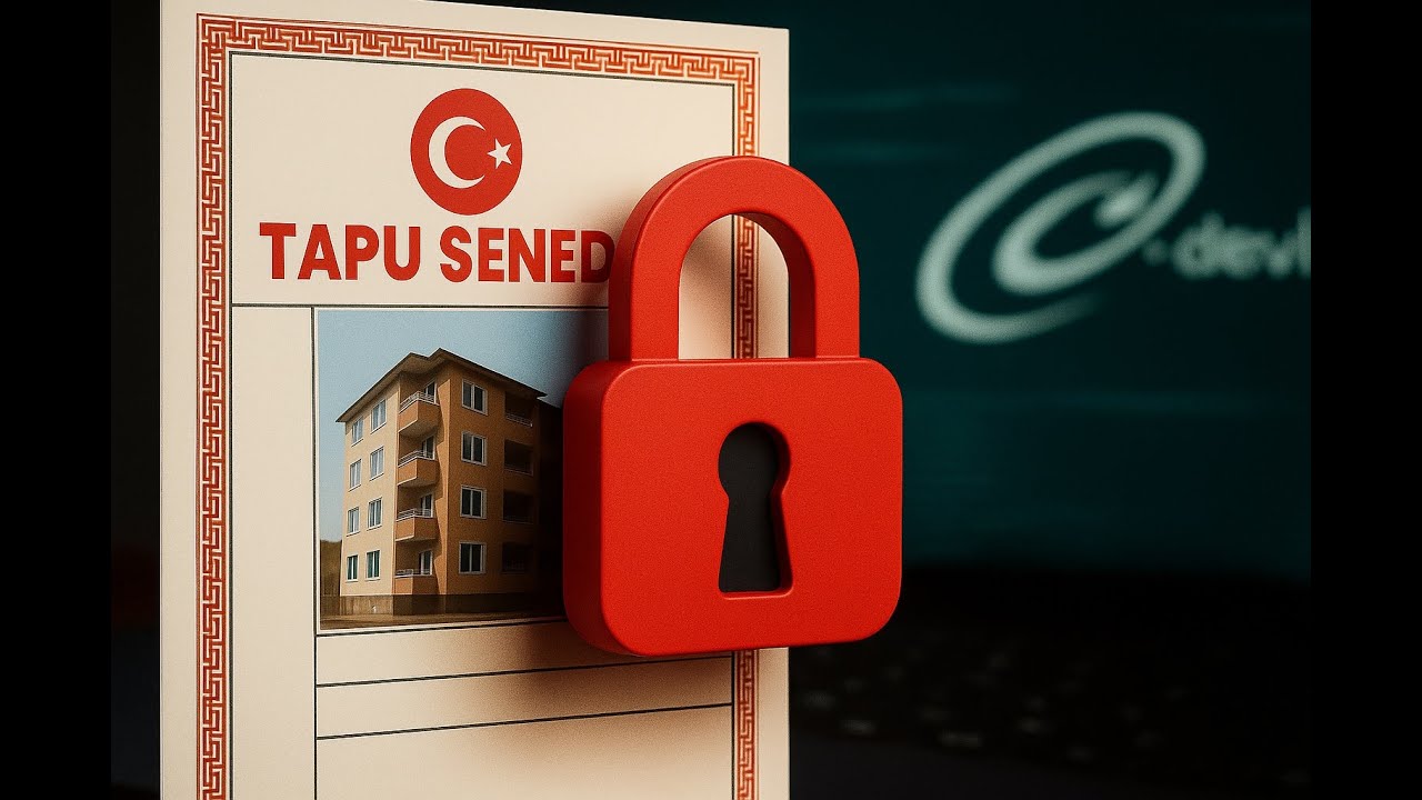 Tapu Kilitleme Nasıl Yapılır ? (E-Devlet) Web Tapu İşlem Yapılmaz Beyanı