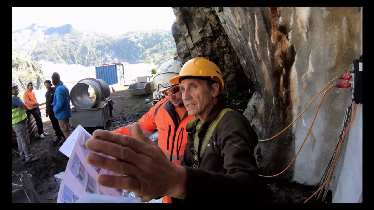 Kraftwerke Oberhasli AG und Grimsel Hydro Stahlbaumontage Lüftungsbauwerk «Chalte Cheer»