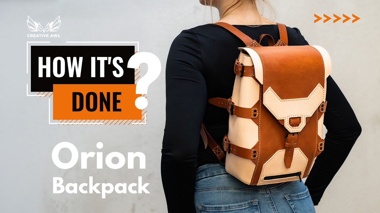 Orion Backpack DIY Leather Tutorial DECEMBER SUBSCRIPTION PATTERN