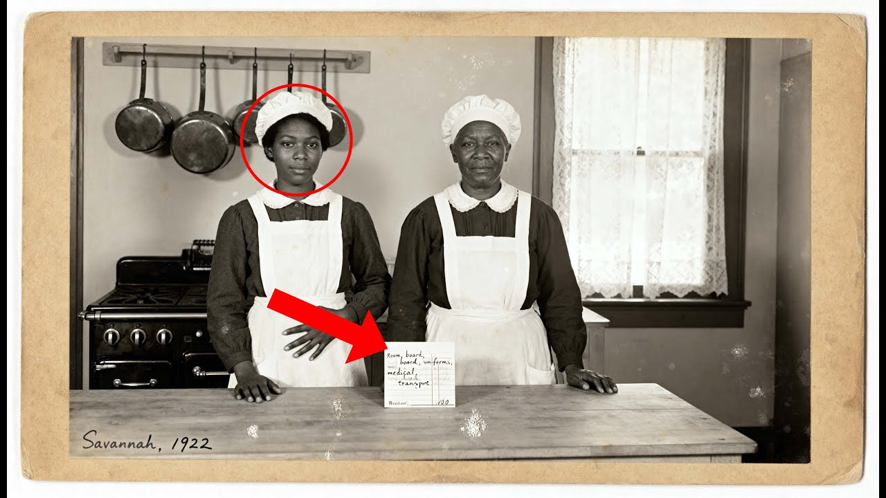 This 1922 Portrait of Two Cooks Looks Friendly Until You Notice the Receipt