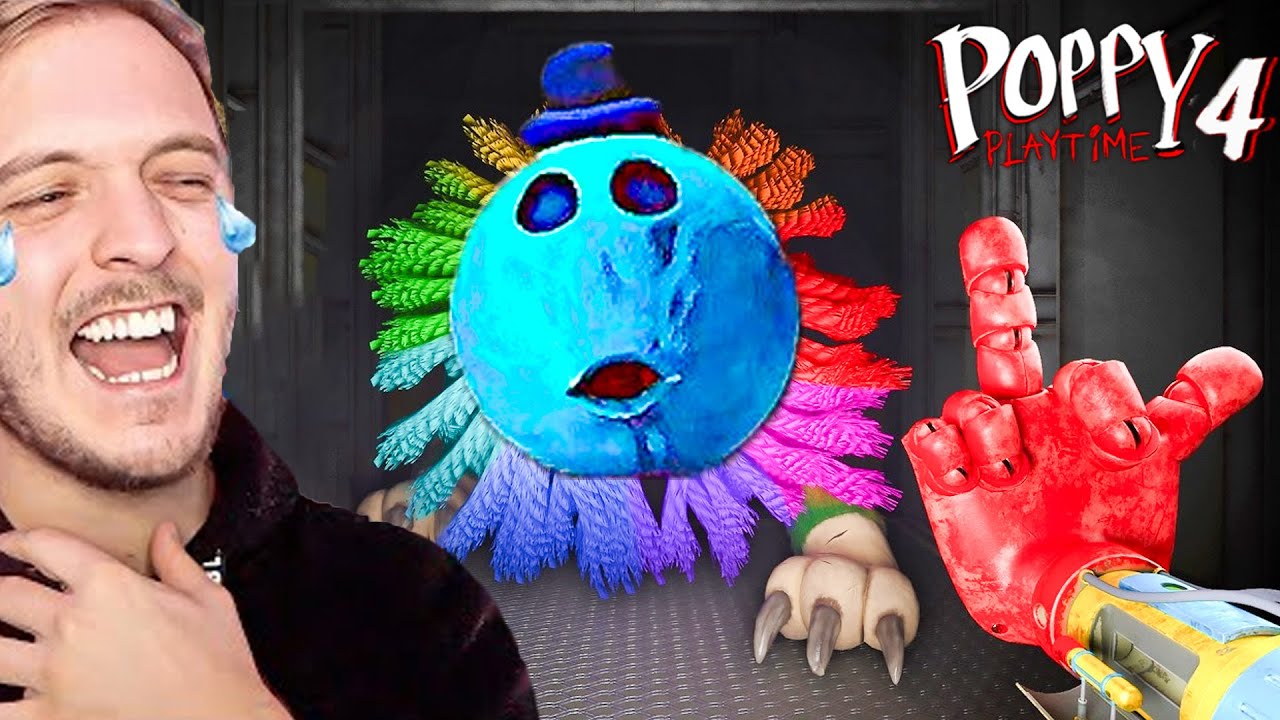 LES MOMENTS LES PLUS DRÔLE DE POPPY PLAYTIME CHAPITRE 4 ! 😂 ( c'est si drôle )