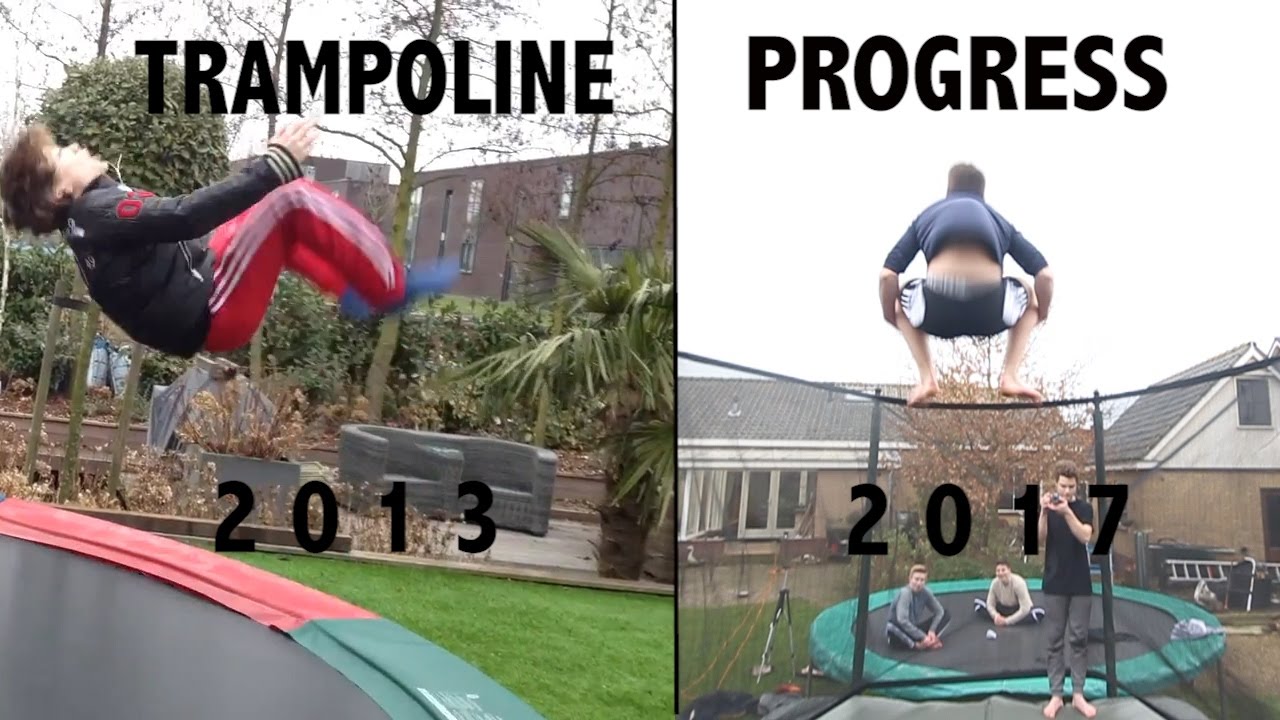 MY TRAMPOLINE PROGRESS THROUGH THE YEARS (2013-2017)