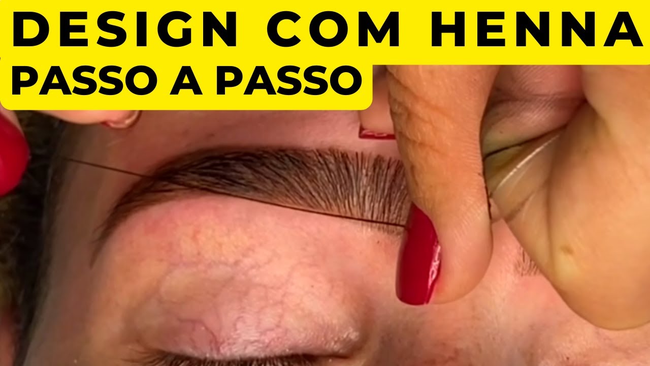 Design de Sobrancelhas Com Henna Passo a Passo | Eyebrow with Henna | Eyebrow Tinting #8