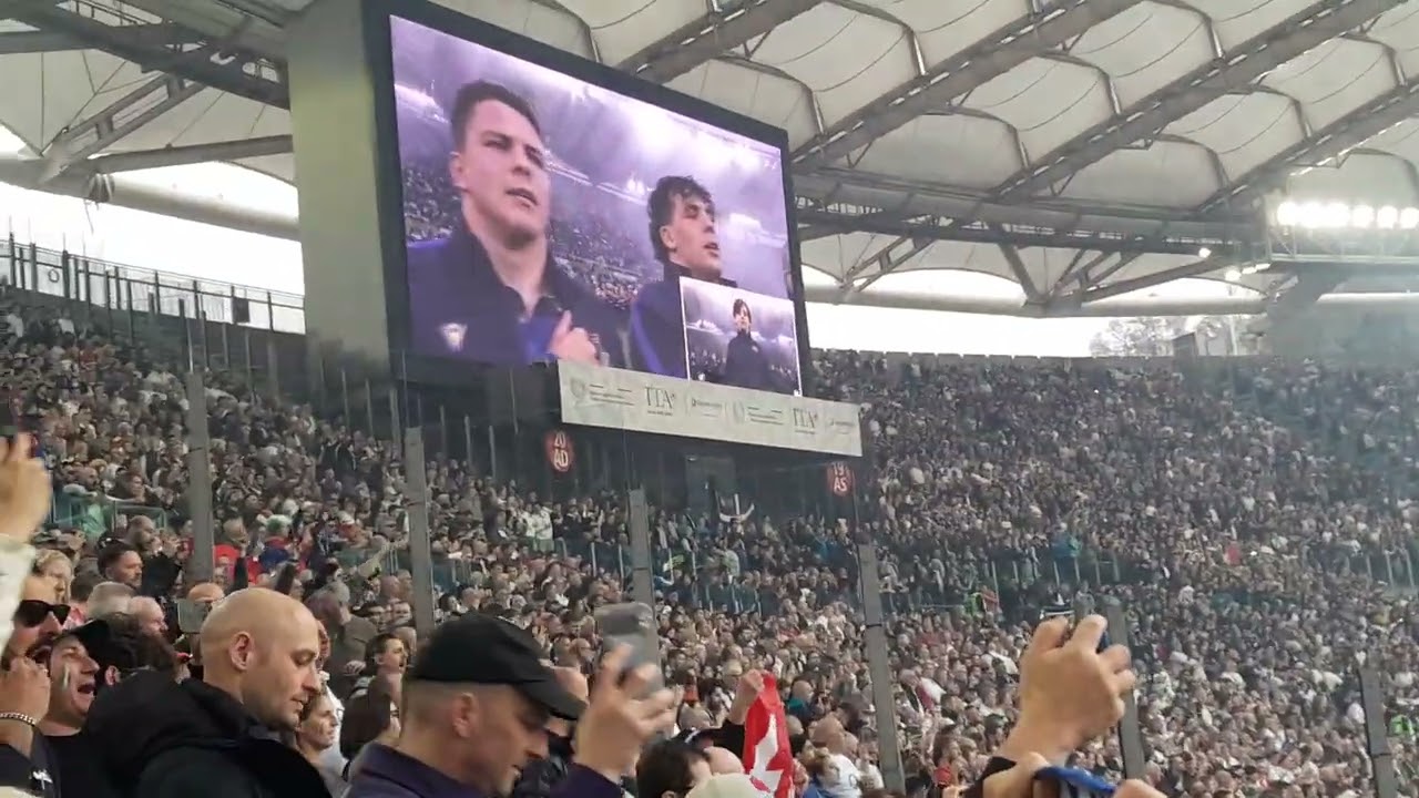 Himno de Italia,  Rugby 🏉  Italia 23 vs Inglaterra 18. Fecha 07 Marzo 2026.