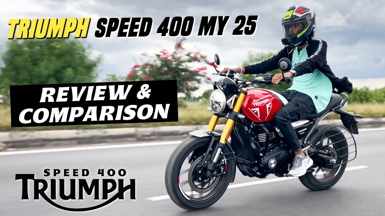 TRIUMPH SPEED 400 MY25 NEW 2025 MODEL REVIEW IN TELUGU