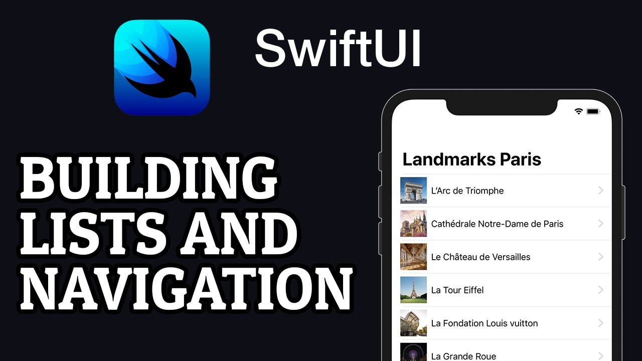 SwiftUI: How to build Lists and Navigation?
