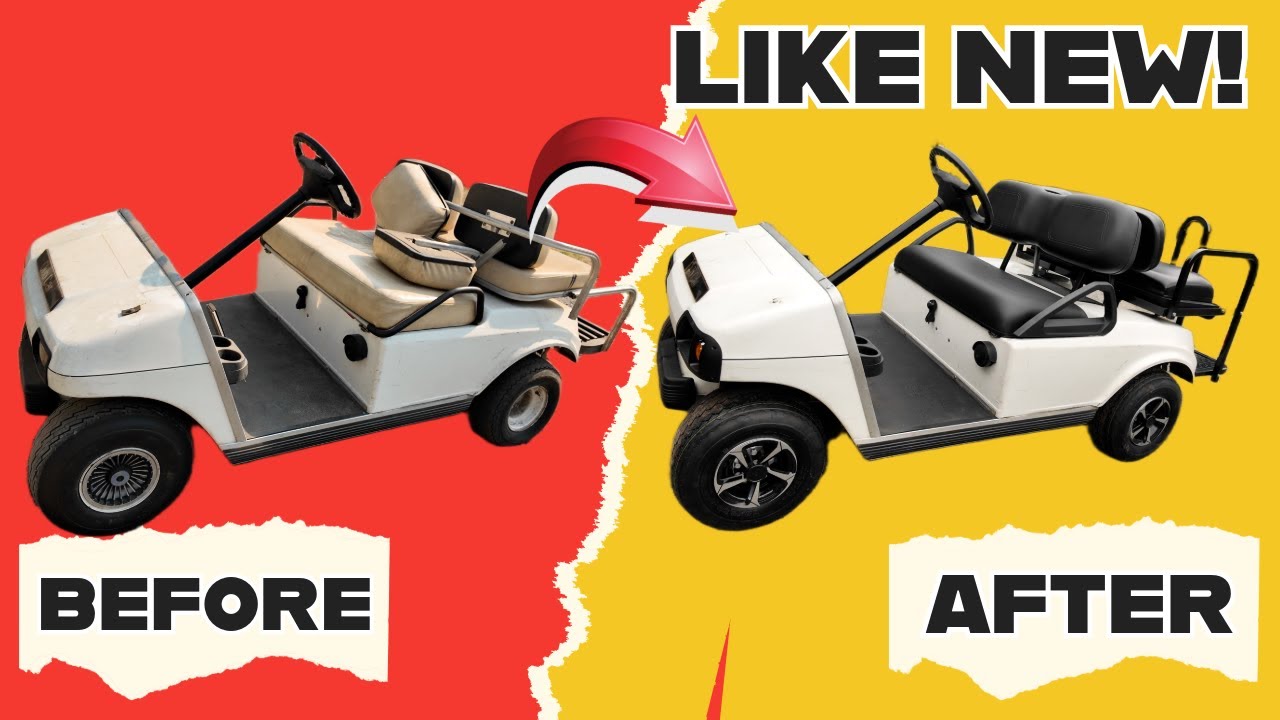 1996 Club Car DS — From Worn-Out to Like New!