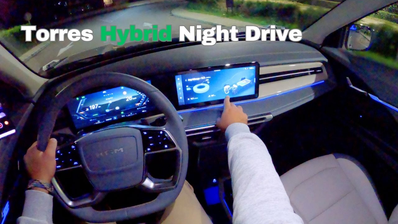 KGM Torres Hybrid 2025 (204 hp) POV Night Test Drive