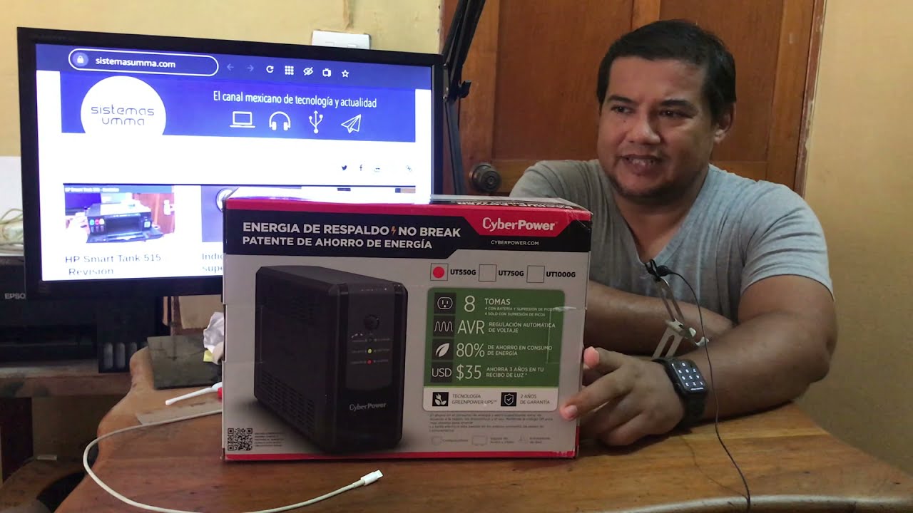 NoBreak CyberPower UT550G - Revisión.