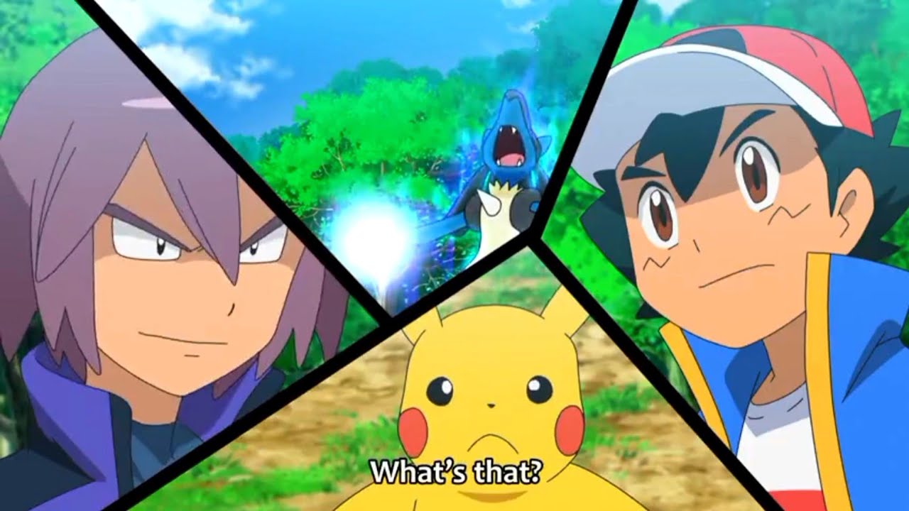 Ash's Lucario Learns A New Move 