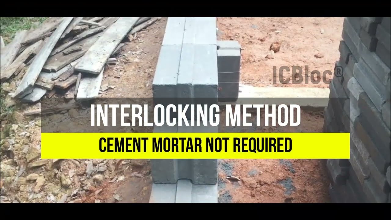 Interlock Cement Bricks in Trivandrum #ICBloc