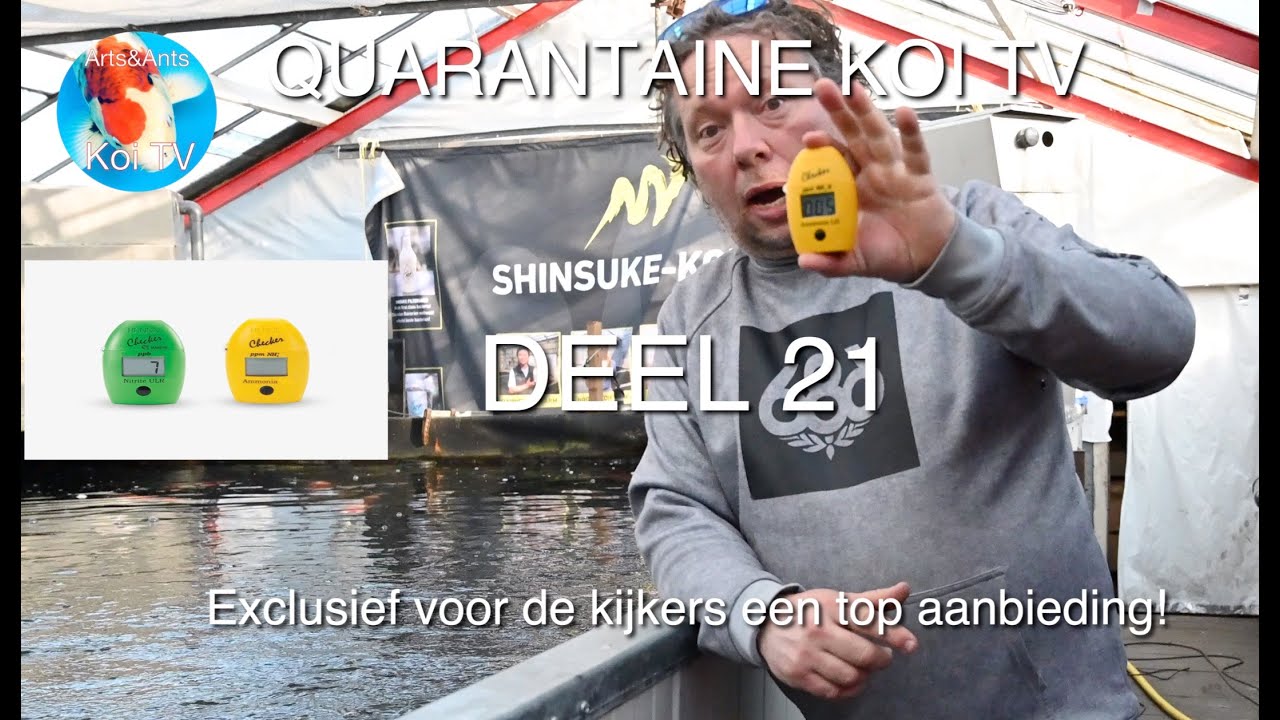 Quarantaine Koi TV deel 21 | HANNA Instruments Ammonia