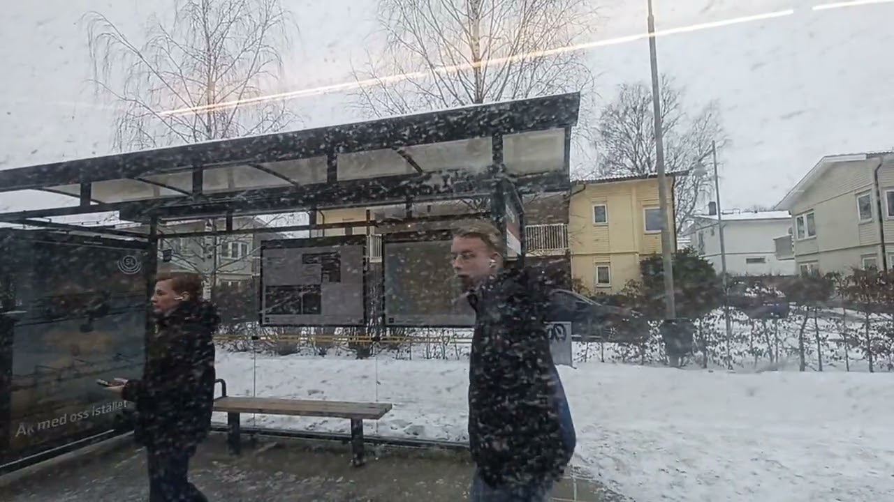 Buss 112 Från Spångavägen (På Bromstensvägen) Till Ankarstocksvägen 