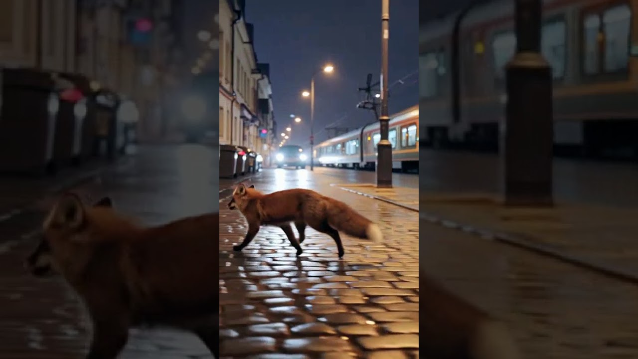 Red Fox vs City Streets Can This Urban Hunter Outwit Danger Tonight