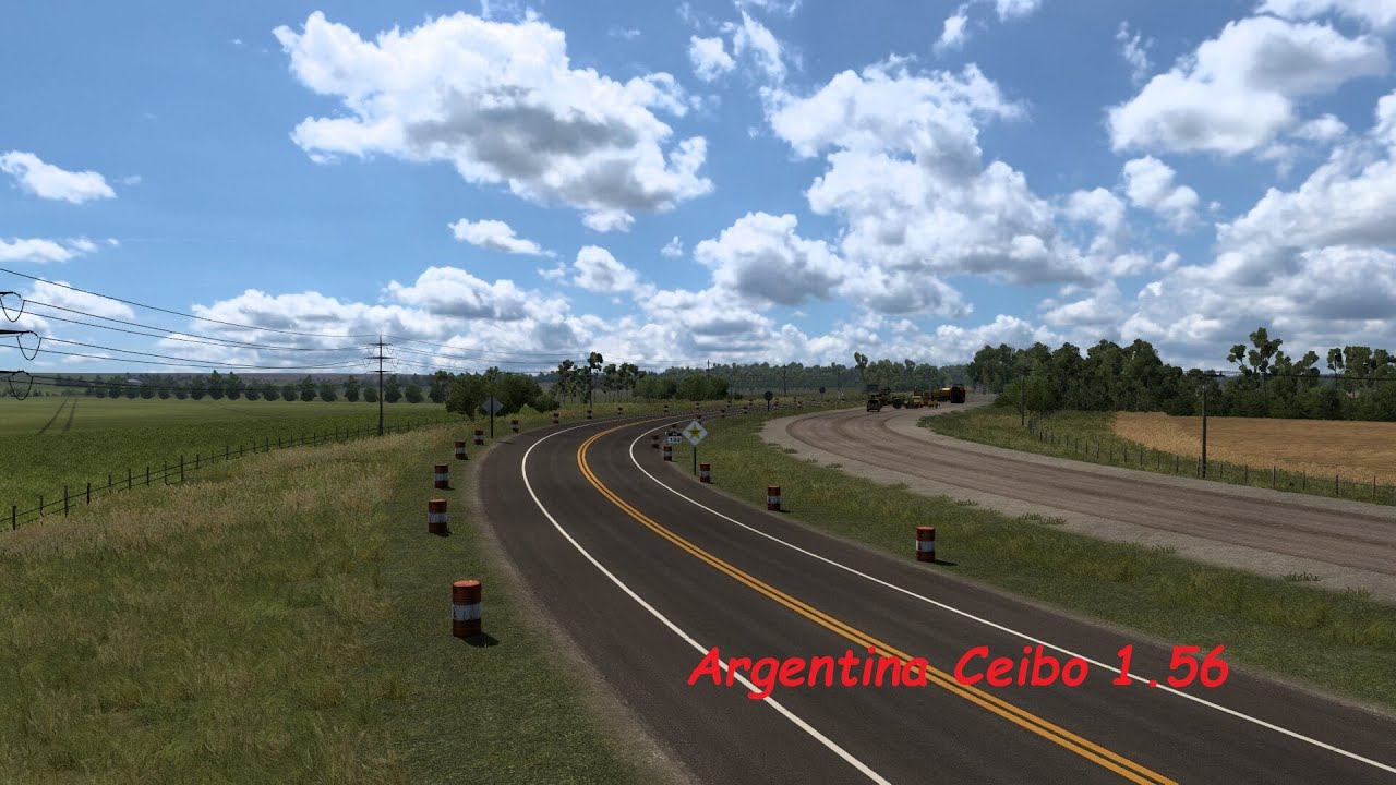 ETS2 MAPA CEIBO 1.56 ARGENTINA DAF ELECTRICO DE REALICO A VILLA MARIA