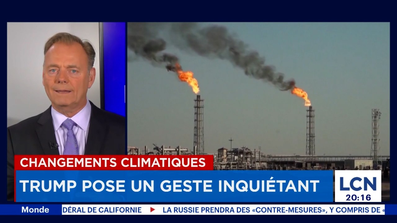 Changements climatiques: un geste de Trump sème l’inquiétude