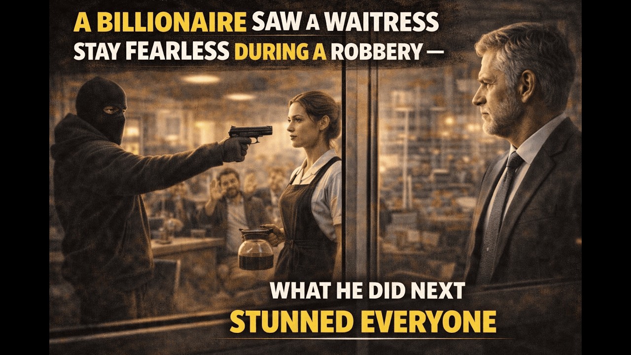 A Billionaire Saw a Waitress Stay Fearless During a Robbery — What He Did Next Stunned Everyone