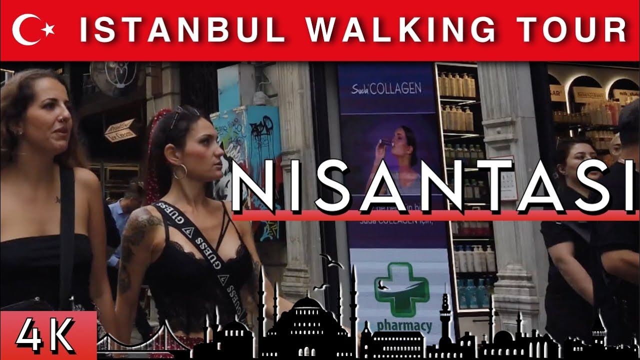 Istanbul | 🇹🇷Classic afternoon walking tour in Nisantasi | October 2022 | 4K HD&bull;60 fps